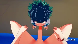 Boku no Hero Academia Yaoi - Midoriya Izuku &lpar;Deku&rpar; with the addition of Uzumaki Having Sex regarding the underground Blowjob&comma; Bareback Creampie 1-2 &period;