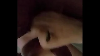 Footjob from my older band together Pt&period;1